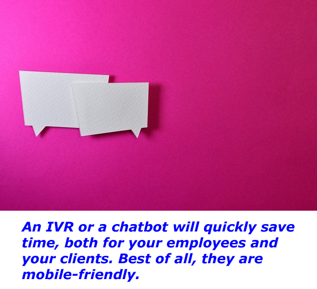 Save time for your clients as well