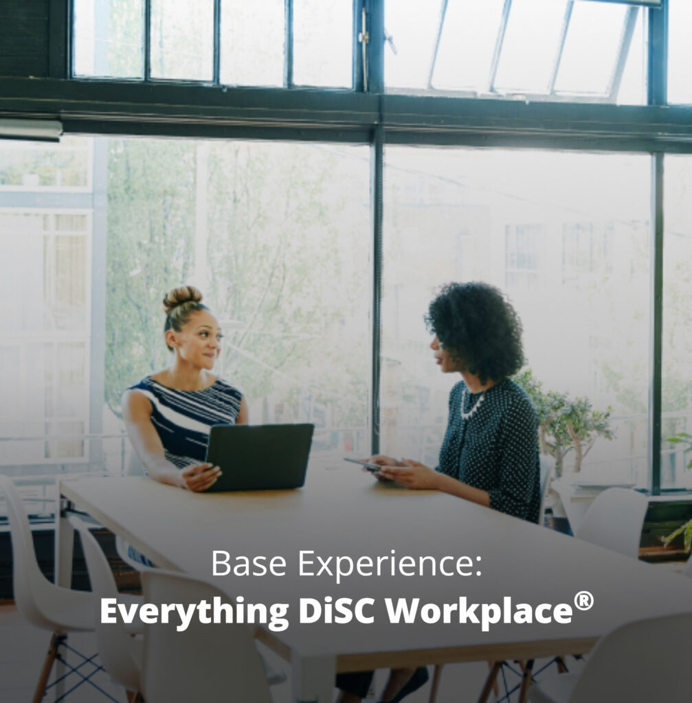Base Experience Everything DiSC Workplace